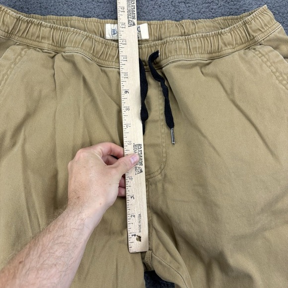 Rustic Blue‎ Jogger Men XL (36x27) Drawstring Elastic Tan Canvas - Picture 6 of 11